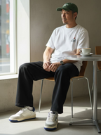 BROOKLYN BROK 2020-0105 White blue ブルックリン スニーカー