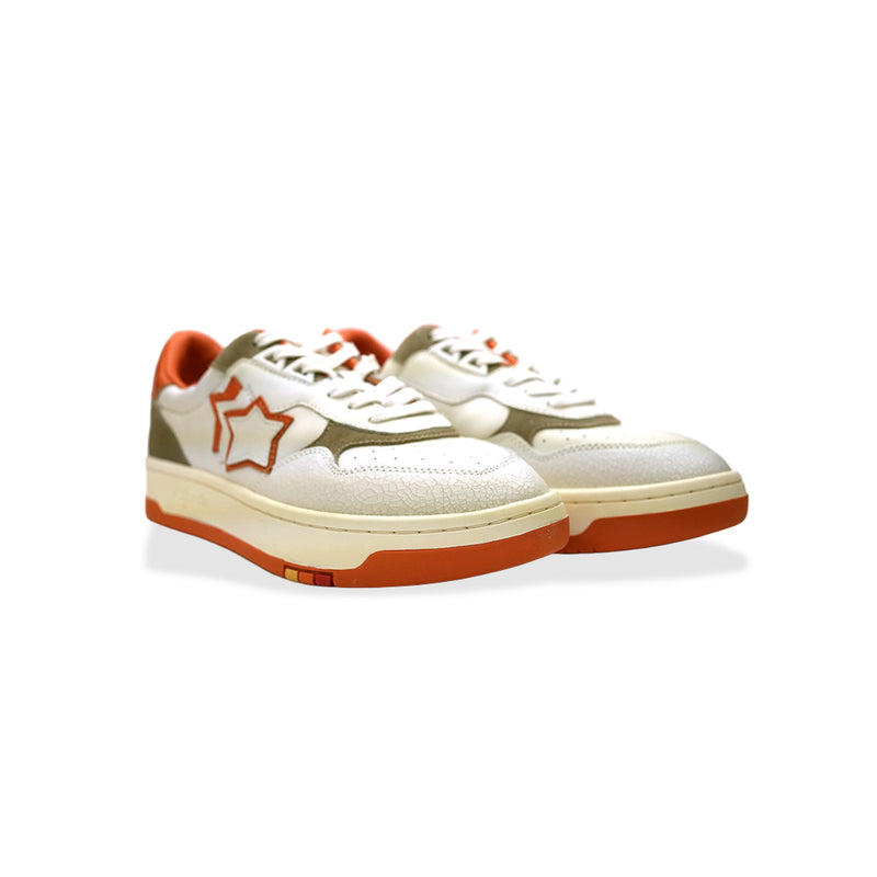 BROOKLYN BROK2020-0121 White Orange ブルックリン スニーカー