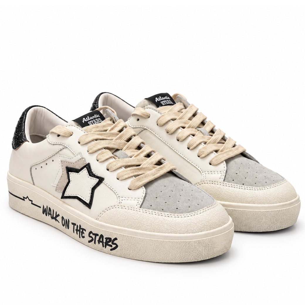 Atlantic Stars アトランティックスターズ ATLANTA アトランタ スニーカー ATLA05-A02-BGBN ホワイト ベージュ グリージョ【日本正規品｜2026-27年秋冬新作】