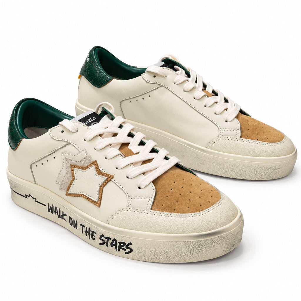 Atlantic Stars アトランティックスターズ ATLANTA アトランタ スニーカー ATLA05-A02-BTBV ホワイト ベージュ ビスケット【日本正規品｜2026-27年秋冬新作】