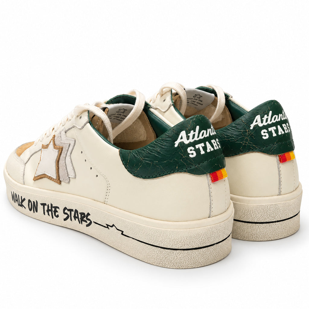 Atlantic Stars アトランティックスターズ ATLANTA アトランタ スニーカー ATLA05-A02-BTBV ホワイト ベージュ ビスケット【日本正規品｜2026-27年秋冬新作】