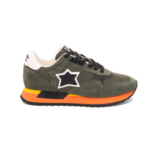 Atlantic STARS MENNEA sneakers in black with fluo accents