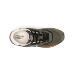 Side view of Atlantic STARS MENNEA black fluo sneakers