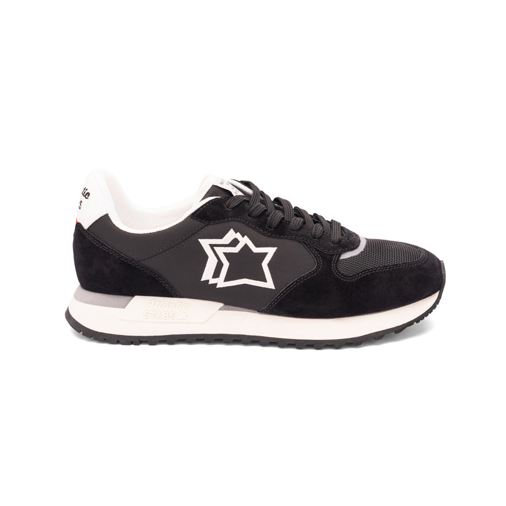 Atlantic STARS MENNEA sneakers in black with fluo accents
