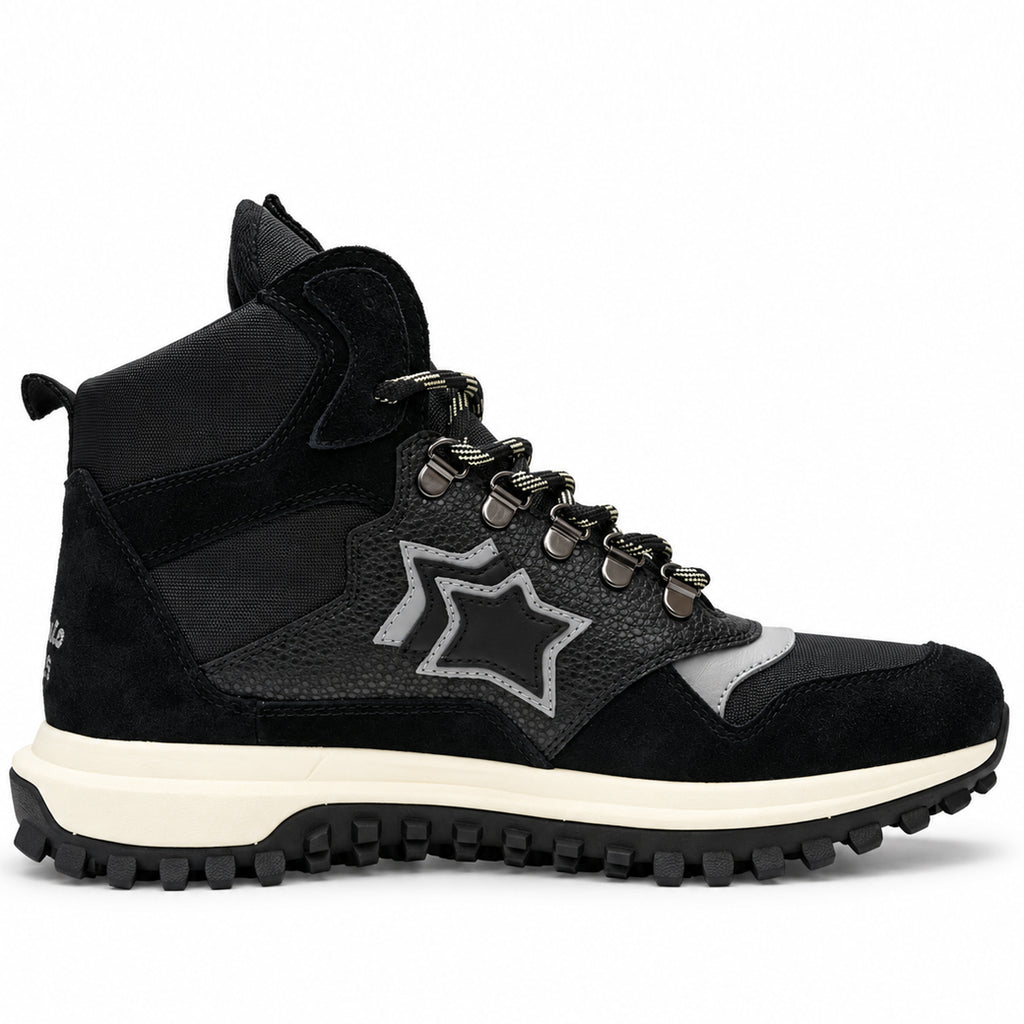 Atlantic Stars アトランティックスターズ POLLUX ポルックス ハイカットスニーカー POLLUX-NNNN-CH01 ブラック Vibramソール【日本正規品｜2026-27年秋冬新作】