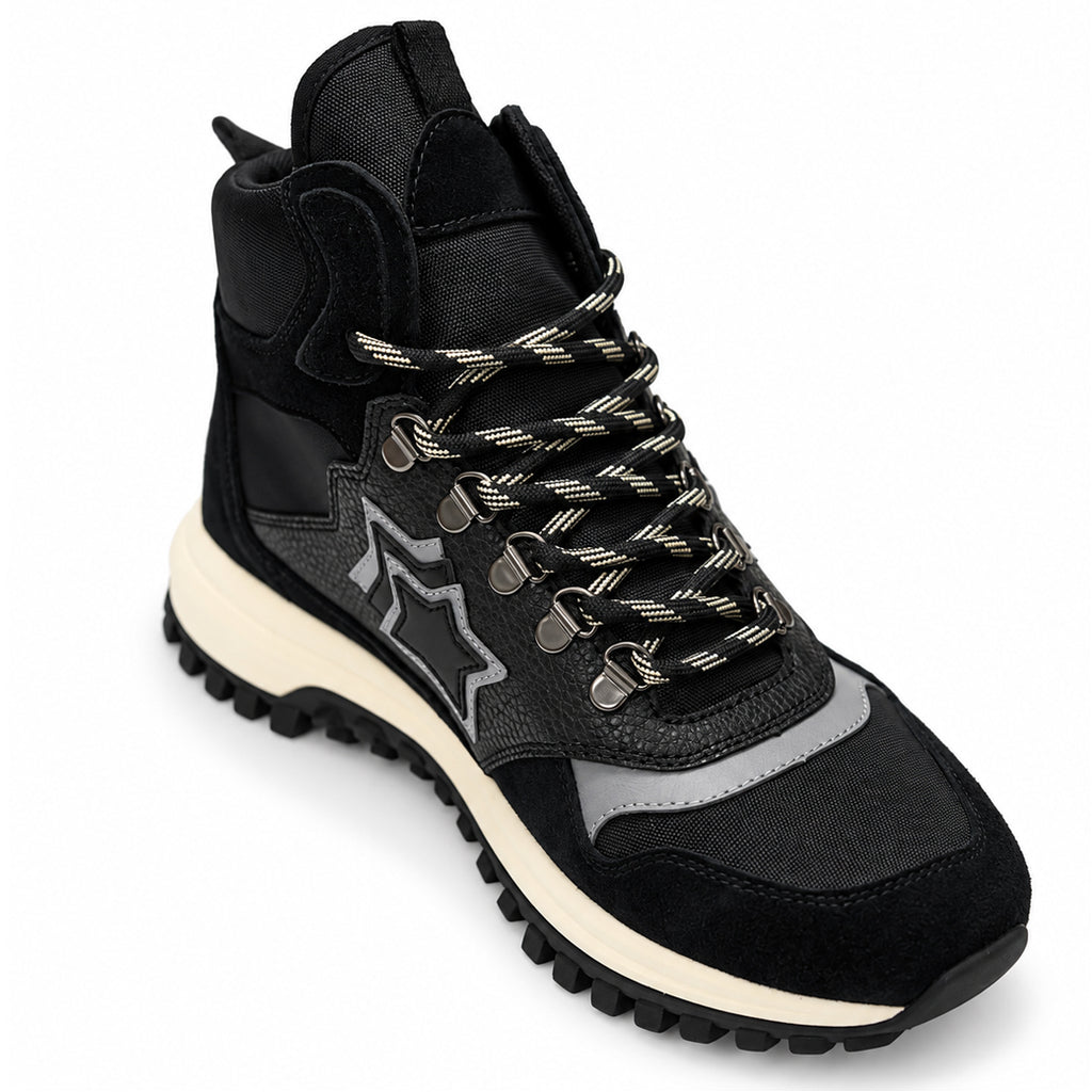 Atlantic Stars アトランティックスターズ POLLUX ポルックス ハイカットスニーカー POLLUX-NNNN-CH01 ブラック Vibramソール【日本正規品｜2026-27年秋冬新作】