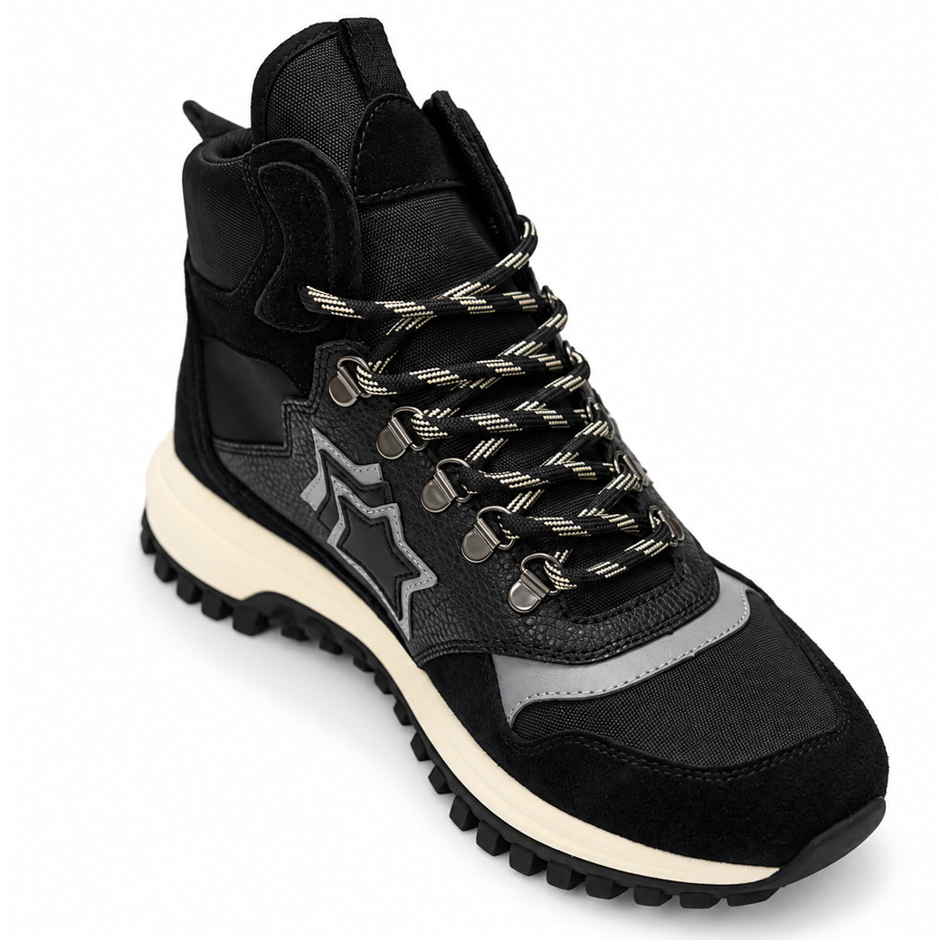 Atlantic Stars アトランティックスターズ POLLUX ポルックス ハイカットスニーカー POLLUX-NNNN-CH01 ブラック Vibramソール【日本正規品｜2026-27年秋冬新作】