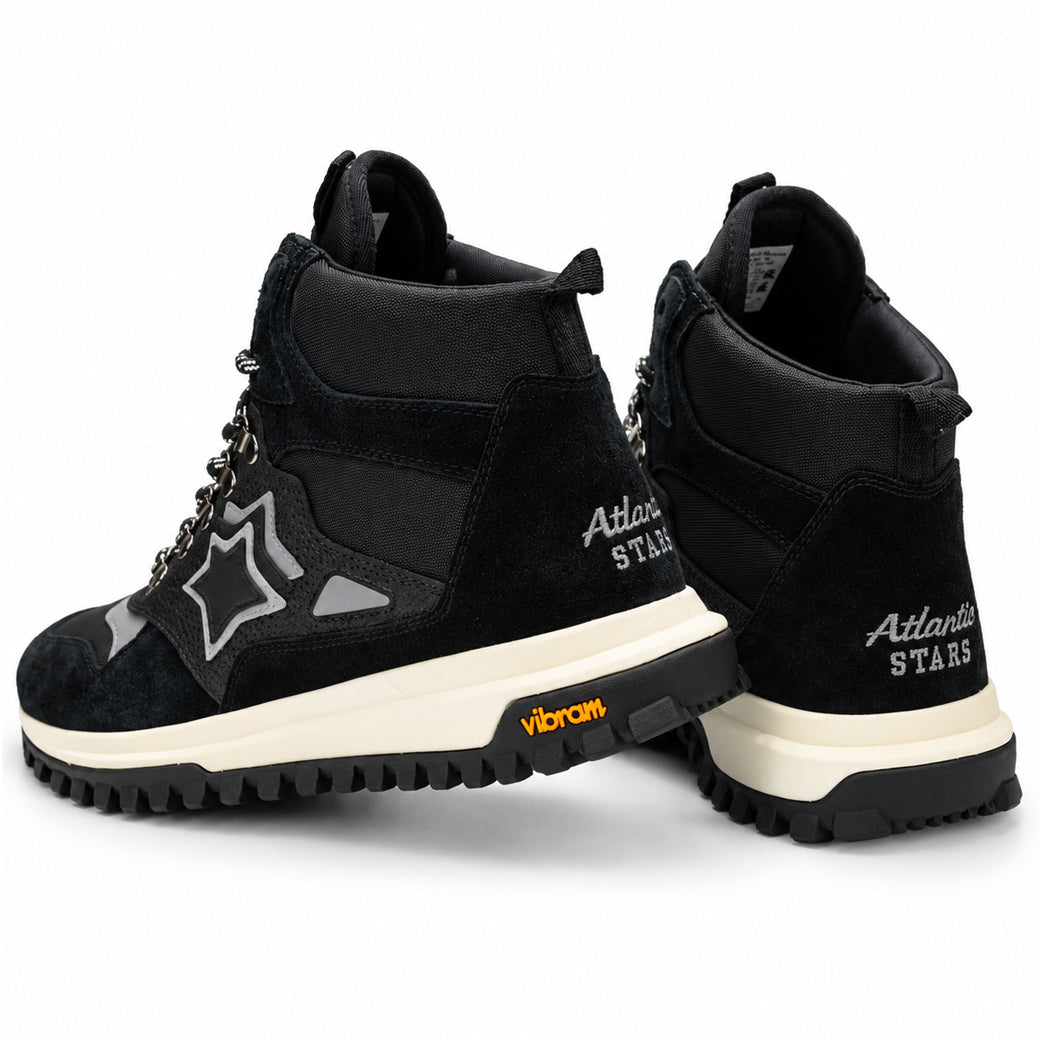 Atlantic Stars アトランティックスターズ POLLUX ポルックス ハイカットスニーカー POLLUX-NNNN-CH01 ブラック Vibramソール【日本正規品｜2026-27年秋冬新作】