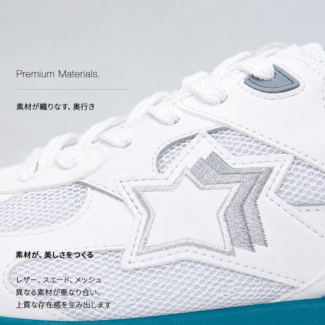 Atlantic STARS VANCOUVER ホワイト ブルー スニーカー｜日本限定